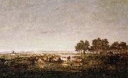 Theodore Rousseau Marsh in the Landes oil on canvas